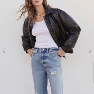 Anine Bing Zora Leather Jacket